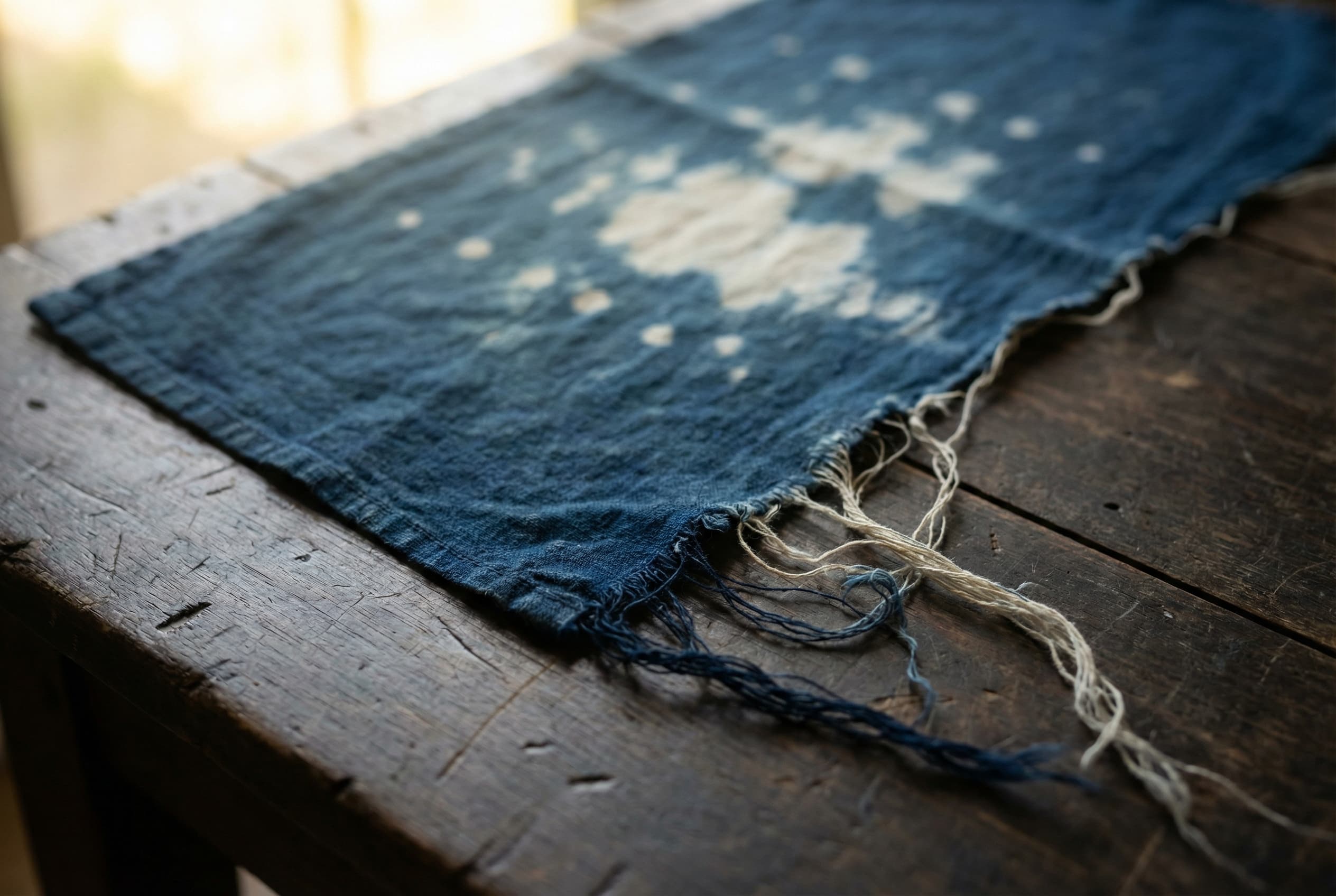 井上伝の発見 - 色褪せた藍染め布がほどかれた瞬間